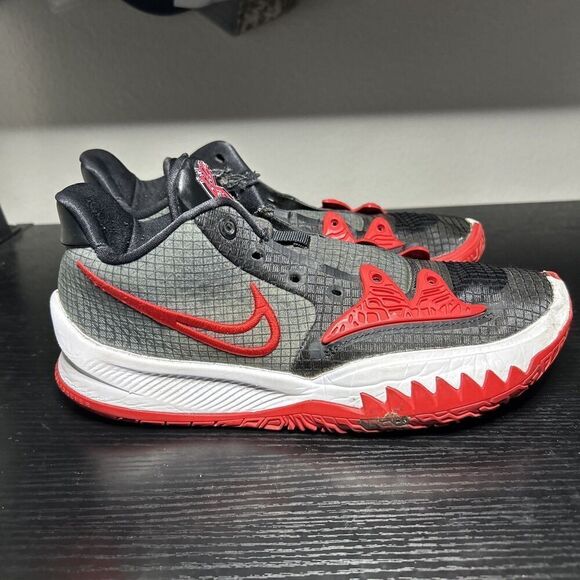 Nike Kyrie 4 TB Low Black Red Basketball Shoes - Men's Size 6.5 (DA7803-002) - Picture 1 of 12